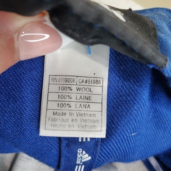 Adidas Detroit Pistons NBA wool hat fitted 7⅜ - Picture 8 of 8